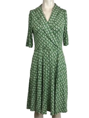 Boden NWT Women’s Floral Ivy Midi Faux Wrap Jersey Dress 12L